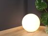 LED Kugel Tischleuchte Glaskugel Lampenschirm in Opalweiß, Ø 35cm Bild 5