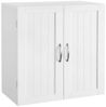 Yaheetech Badkommode Hängeschrank mit 2 Türen, Badschrank, Wandschrank, Küchenschrank, Medizinschrank, Weiß Bild 4