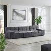 HOME DELUXE Modulares Sofa ORLENA - Anthrazit 306 x 98 cm Bild 5