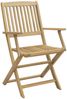 vidaXL Gartenstühle 6 Stk. Klappbar 54x61x88 cm Massivholz Akazie 3214230 Bild 4