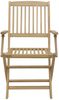 vidaXL Gartenstühle 6 Stk. Klappbar 54x61x88 cm Massivholz Akazie 3214230 Bild 5