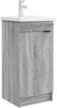 vidaXL Badezimmerschrank mit Waschbecken Grau Sonoma 42 x 40 x 84,5 cm 890090 Bild 2