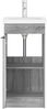 vidaXL Badezimmerschrank mit Waschbecken Grau Sonoma 42 x 40 x 84,5 cm 890090 Bild 4