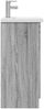 vidaXL Badezimmerschrank mit Waschbecken Grau Sonoma 42 x 40 x 84,5 cm 890090 Bild 5