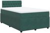 vidaXL Boxspringbett mit Matratze Dunkelgrün 120x200 cm Samt 3290019 Bild 3