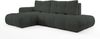 AX LIVING Ecksofa mit Schlaffunktion Hosio 288 cm in modernem Dunkelgrau Links Bild 3