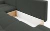 AX LIVING Ecksofa mit Schlaffunktion Hosio 288 cm in modernem Dunkelgrau Links Bild 5