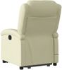 vidaXL Massagesessel mit Aufstehhilfe Creme Echtleder 3204268 Bild 5