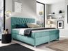 Boxspringbett Murseno, Petrol, 180x200 cm Bild 2