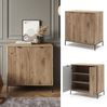 Kommode Eliza Viking Oak 42 x 81.2 cm mit 2 Türen Vicco Bild 2