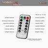 VOLTRONIC® Eisregen Lichterkette, innen und außen, IP44, Größen- und Farbwahl, 600 LEDs, kaltweiß, Fernbedienung Bild 4