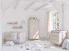 YUNY by PAIDI Babybett HAZEL 70x140 cm in Beige, umbaubares Kinderbett mit Massivholz, Gitterbett 4-fach höhenverstellbar, entnehmbare Sprossen, Juniorbett Bild 2