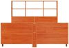 Doppelbett, Betten für Erwachsene, Massivholzbett ohne Matratze Wachsbraun 160x200 Kiefernholz de4054 Bild 4