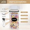 GoMaihe Vorratsdosen 25 Set Aufbewahrungsbox Luftdicht Plastik Müsli Kaffee 2.8L Bild 4
