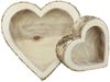 Pflanzherz Birke 2er Set Pflanzschale Pflanzkorb Blumentopf Pflanztopf Übertopf Bild 5