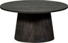 Couchtisch Ativ aus Holz Dunkelbraun, Ø 60 cm Bild 4
