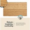 Skandika Campingtisch Tobro Bambus Klapptisch 120 x 70 cm, Gartentisch, Balkontisch, faltbar, klappbar, höhenverstellbar, bis 100 kg, wetterfest, Tragetasche Bild 2