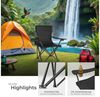 tectake Campingstuhl 2er Set Campingstuhl (2er Set, 2 St), faltbar Bild 4