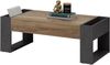 LILO Couchtisch in Flagstaff Oak Optik, Anthrazit - moderner Sofatisch mit Ablagefächern für Ihren Wohnbereich - 110 x 41 x 60 cm (B/H/T) Bild 5