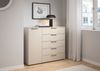 LeGer Home by Lena Gercke Kommode Kommode Sideboard Schubladen Türenkommode SERINA eleganter Eyecatcher (inkl. SOFT-CLOSE-FUNKTION), mit 5 Schubkästen und 1 Tür sowie Metallgriffen MADE IN GERMANY Bild 5