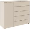 LeGer Home by Lena Gercke Kommode Kommode Sideboard Schubladen Türenkommode SERINA eleganter Eyecatcher (inkl. SOFT-CLOSE-FUNKTION), mit 5 Schubkästen und 1 Tür sowie Metallgriffen MADE IN GERMANY Bild 4