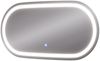 Badezimmerspiegel Miral Glas 100 x 50 cm mit Frontlight Beleuchtung Vicco Bild 1