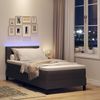 vidaXL Boxspringbett mit Kopfteil Dunkelbraun 100 x 200 cm Stoff 3342264 Bild 5
