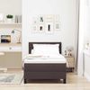 vidaXL Boxspringbett mit Kopfteil Dunkelbraun 100 x 200 cm Stoff 3342264 Bild 4