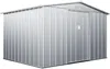 Vente-unique - LINUS Gartenhaus Metall Grau - B 235 cm x H 195 cm x L 302 cm Bild 2