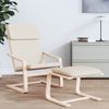 vidaXL Relaxsessel Creme Stoff 351050 Bild 3