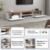 OTTO home Lowboard Garda,TV-Kommode,TV-Möbel,TV-Bank, stehend und hängend, Hochglanzlackierte Fronten, Korpus matt, 2 Klappen, Breite 210 cm Bild 3