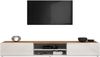 OTTO home Lowboard Garda,TV-Kommode,TV-Möbel,TV-Bank, stehend und hängend, Hochglanzlackierte Fronten, Korpus matt, 2 Klappen, Breite 210 cm Bild 4