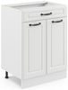 Küchenfront R-Line Weiß Landhaus 59.6 x 70.8 cm Möbelfront für den Schubunterschrank Vicco Bild 5