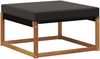 vidaXL Outdoor-Sofagarnitur mit Kissen 4 pcs Natürlich und Schwarz 3369347 Bild 4