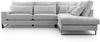 AX LIVING Couch hellgrau Castellio Wohnlandschaft L Form 314 cm R Bild 2