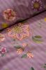 Pip Studio Bettwäsche Flores Bailando Purple Perkal 135 x 200 + 80 x 80 cm Bild 4