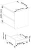 Raumhirsch Furniture Nachttisch praktisch & stilvoll - Nachtschrank - Nachtkommode, Maße: 40 x 40 x 35 cm, 2 Schubladen, Soft-Close Bild 4
