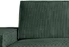 Vente-unique - AMELIA Sofa SamtStoff Grün - B 95 cm x H 85 cm x L 230 cm Bild 4