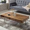 Wohnling Couchtisch HARLEM Massiv-Holz 120 cm breit, Sheesham Bild 3