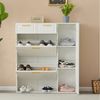 Refined Living Schuhschrank mit verstellbaren Regalen,mit goldenen Griffen, Schubladen (weiß, B95/D24/H107.5cm, Schuhregal, Klappschrank, Multifunktional, Schuhaufbewahrung, Aufbewahrungsschrank, 1-St, mit 2 Schubladen und 3 Türen, Multifunktional) mit... Bild 3