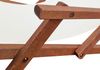 Liegestuhl XXL extra schwere Ausführung Sonnenliege Holz Deckchair Massivholz Gartenmöbel V-10-500 Bild 5
