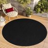 Tapiso Outdoorteppich MONO, rund, Höhe: 6 mm, Kurzflor Indoor Outdoor Einfarbig Bild 2