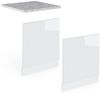 Frontblende R-Line Weiß Hochglanz 60 cm ohne Arbeitsplatte Vicco Bild 3