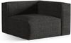 Micadoni Eckmodul Nuria 1-Sitzer Boucle Anthrazit Bild 2