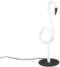 Trio LED-Tischleuchte Ingo Flamingo 14,5 x 35 cm warmweiß weiß/schwarz Bild 2