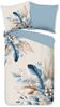 PURE luxury collection Wendebettwäsche Alva, Microfaser, 2 teilig, Mikrofaser, Pflegeleicht, Reißverschluss, Wendeoptik, Federn, Blau Bild 2