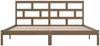 vidaXL Massivholzbett Honigbraun Kiefer 200x200 cm [3101241] Bild 5