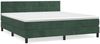 vidaXL Boxspringbett mit Matratze Dunkelgrün 160x200 cm Samt 3141314 Bild 2
