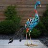 LED Solarleuchte, Pfau, mehrfarbig, Höhe 61,5 cm Bild 5