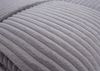 Hocker HWC-Q47, Sitzhocker Ottomane Polsterhocker Pouf, Deckel Staufach Stoff Cord (260g/m²) 43 x 40 x 40 cm ~ dunkelgrau Bild 4